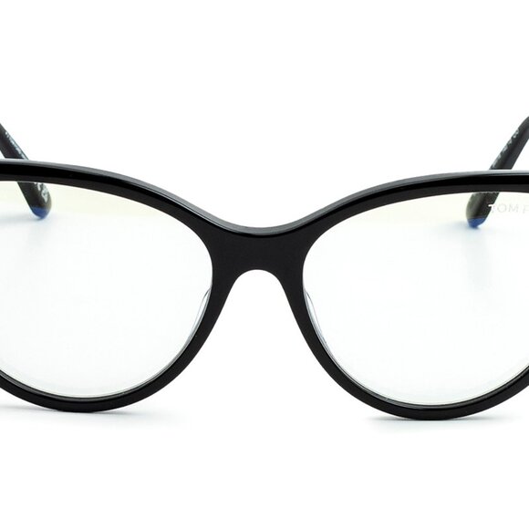 TOM FORD TF5994-B BLACK BLUE LIGHT BLOCK with MAGNETIC CLIP-ON EYEGLASSES FRAME - Picture 4 of 8
